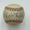 Stunning Babe Ruth Single Signed American League Baseball Bold Signature PSA DNA