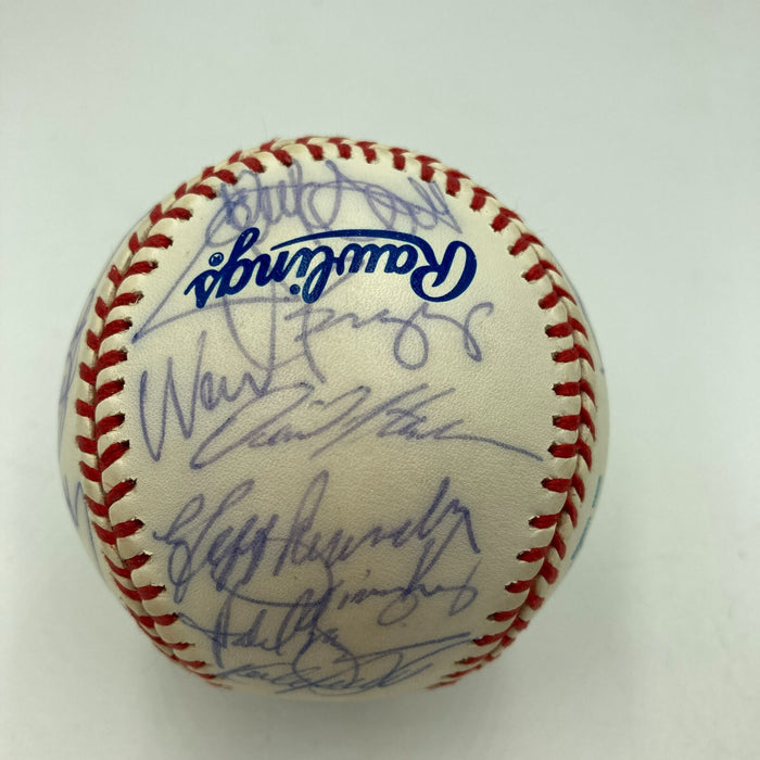 1991 All Star Game Team Signed Baseball Cal Ripken Jr. Kirby Puckett JSA COA