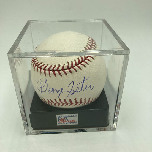 George Foster Signed Major League Baseball PSA DNA Graded 10 GEM MINT