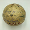 Babe Ruth Roger Maris Hank Aaron Mickey Mantle HR Kings Signed Baseball PSA DNA