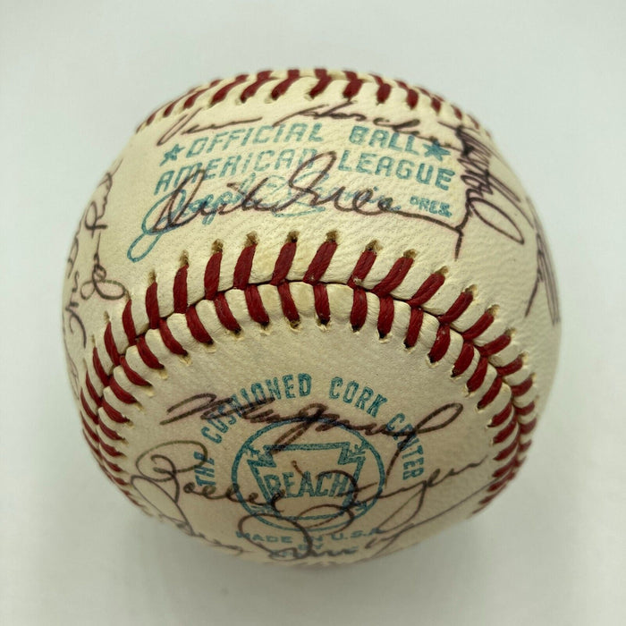 1972 Oakland A's Athletics World Series Champs Team Signed Baseball JSA COA