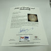 Satchel Paige Single Signed Baseball PSA DNA Graded Near Mint 8