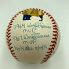 Bob Gibson Signed Heavily Inscribed Career STAT Baseball Reggie Jackson COA
