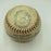 Goose Goslin, Sam Rice, Bucky Harris 1928 Senators & Indians Signed Baseball JSA