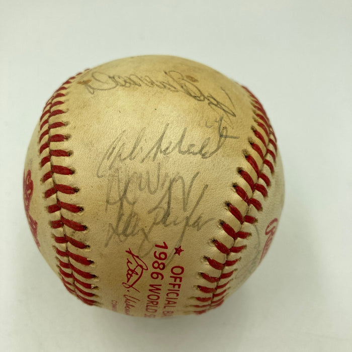 1986 Boston Red Sox AL Champs Team Signed 1986 World Series Game Baseball