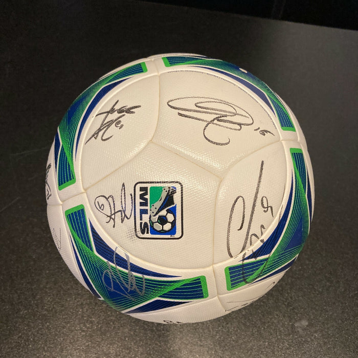 2013 MLS All Star Game Multi Signed Official Adidas Soccer Ball JSA COA