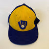 Cecil Cooper Signed 1980's Milwaukee Brewers Game Used Baseball Hat JSA COA