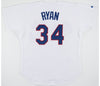 Nolan Ryan Signed Heavily Inscribed Texas Rangers Game Model STAT Jersey Steiner