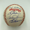 1986 New York Mets World Series Champs Team Signed W.S. Baseball JSA COA