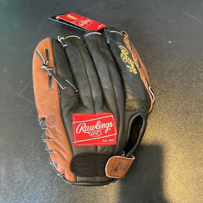 Bernie Williams Signed Rawlings Baseball Glove With Steiner COA