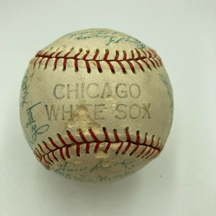 Nellie Fox 1954 Chicago White Sox Team Signed Baseball JSA COA