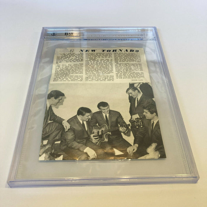 Mick Jagger Keith Richards The Rolling Stones Band Signed 1960's Photo Beckett