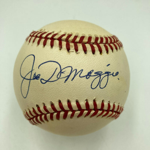 Beautiful Joe Dimaggio Signed American League Baseball JSA Graded MINT 9