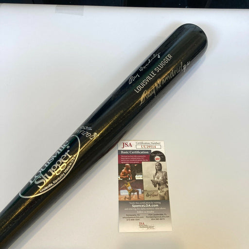 Ray Dandridge Signed Game Model Baseball Bat Hall Of Fame Negro League JSA COA