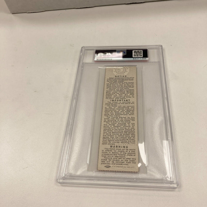 Rick Wise Signed 1975 ALCS Game 3 Ticket PSA DNA Gem MINT 10