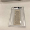 Rick Wise Signed 1975 ALCS Game 3 Ticket PSA DNA Gem MINT 10