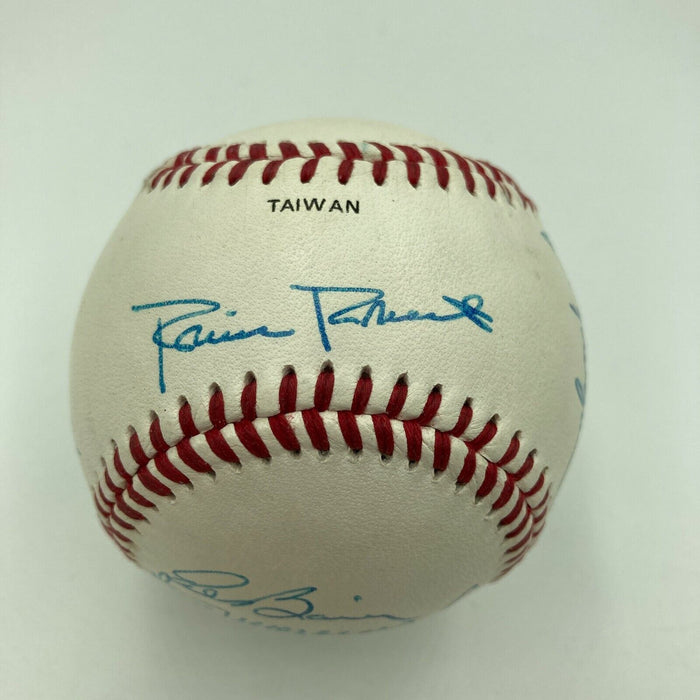 Robin Roberts Bill Mazeroski Old Timers Day Multi Signed Baseball