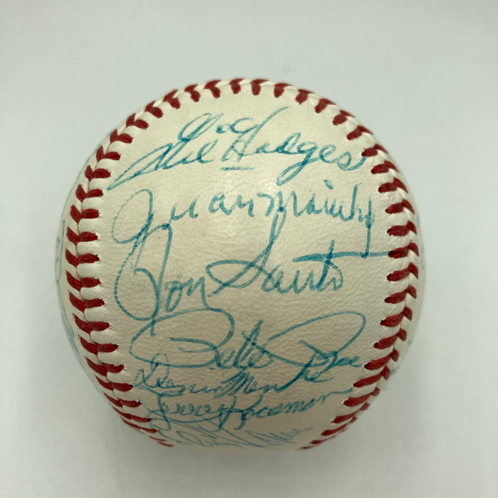 The Finest 1969 All Star Game Team Signed Baseball Roberto Clemente JSA COA