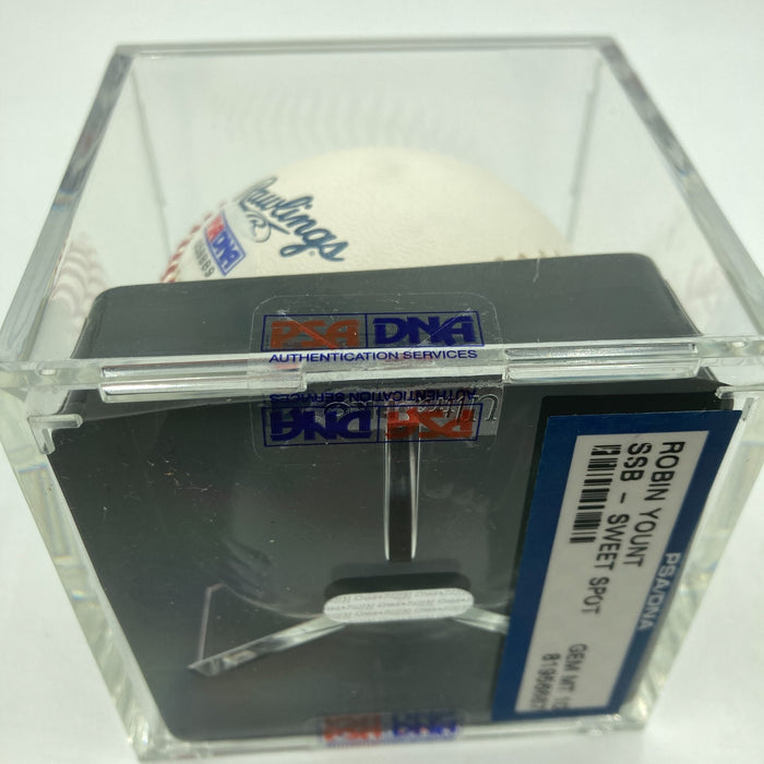 Robin Yount Signed Major League Baseball PSA DNA Graded 10 GEM MINT