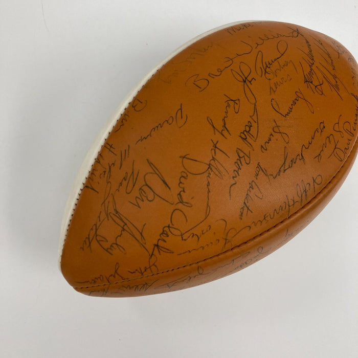 1978 Nebraska Cornhuskers Big 8 Champs Team Signed Football 40+ Sigs JSA COA