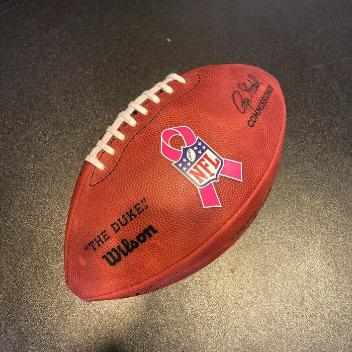2011 Minnesota Vikings Team Signed Autographed Wilson NFL Game Issued Football