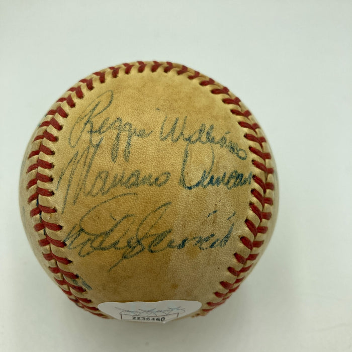 1985 Los Angeles Dodgers NL West Champs Team Signed Game NL Baseball JSA COA