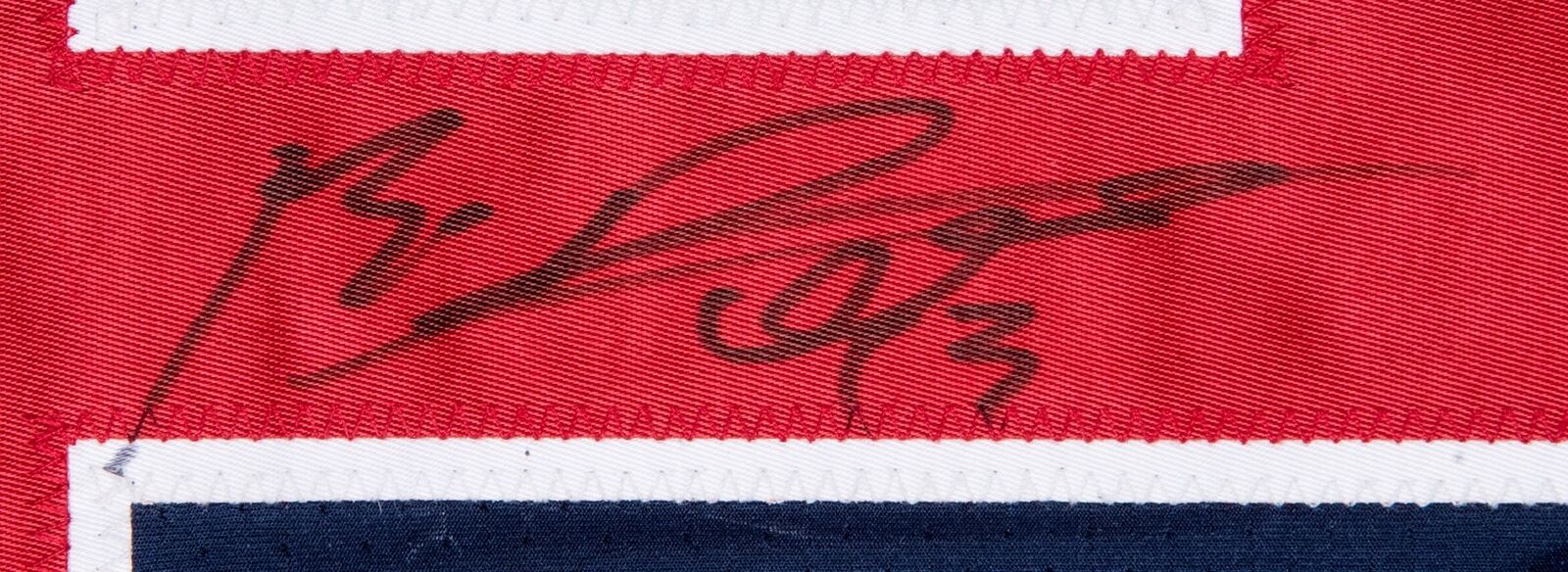 Rafael Devers Rookie Signed Game Used Boston Red Sox Minor League Jersey JSA COA