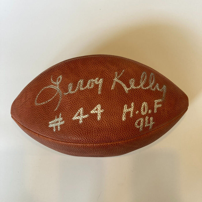 Leroy Kelly #44 Hall Of Fame 1994 Signed Wilson NFL Game Football With JSA COA