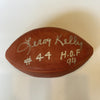Leroy Kelly #44 Hall Of Fame 1994 Signed Wilson NFL Game Football With JSA COA