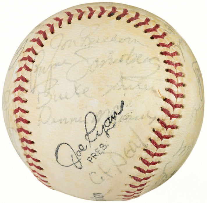 Ryne Sandberg Pre Rookie 1981 Oklahoma City 89ers Team Signed Baseball JSA COA