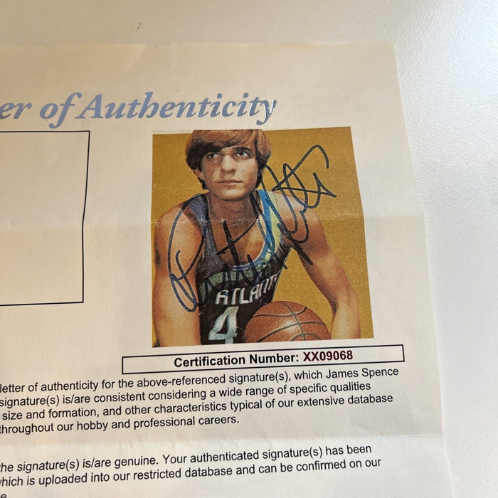 1971 Topps Pistol Pete Maravich Signed Autographed Basketball Card PSA DNA