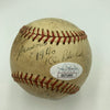 Phil Rizzuto 1940 Kansas City Blues Rookie Minor League Team Signed Baseball JSA