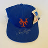 Tom Seaver 311 Wins Signed New York Mets Game Model Hat PSA DNA COA