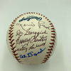 Willie Mays 1954 New York Giants World Series Champs Team Signed Baseball JSA