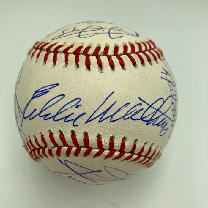 500 Home Run Signed Baseball With 18 Sigs! Mickey Mantle Ted Williams JSA COA