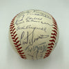 Joe Cronin Joe Medwick Earl Averill Max Carey HOF Multi Signed Baseball PSA JSA