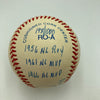 Frank Robinson Signed Heavily Inscribed Career STAT Baseball Reggie Jackson COA