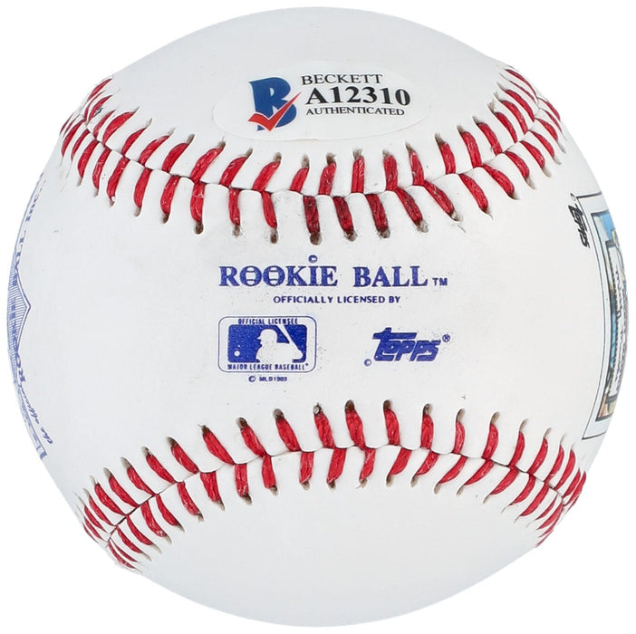 Mickey Mantle Signed 1952 Topps Rookie Card Commemorative Baseball Beckett COA