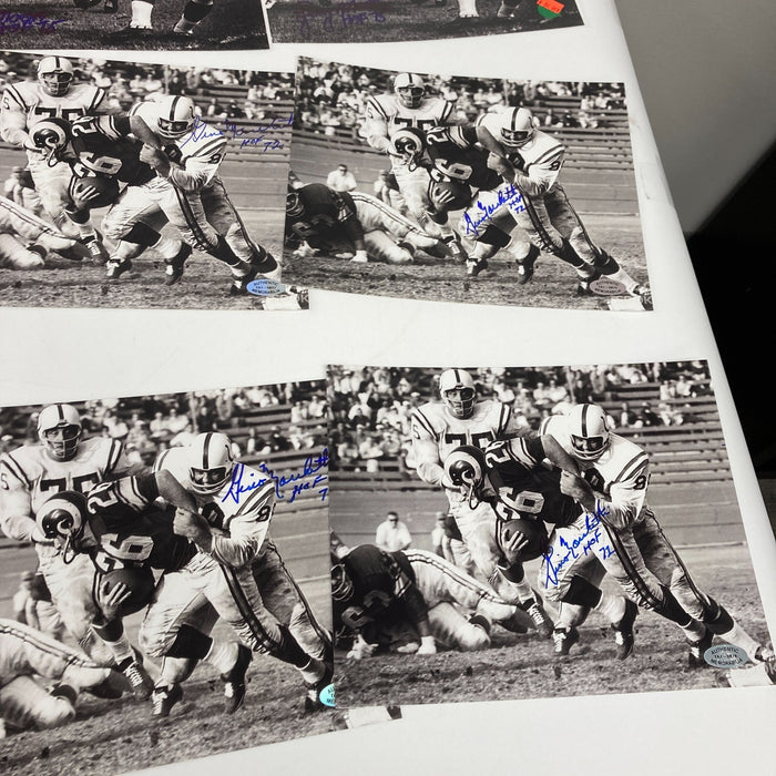 Lot Of (14) Gino Marchetti & (4) Lenny Moore Signed 8x10 Photos Baltimore Colts