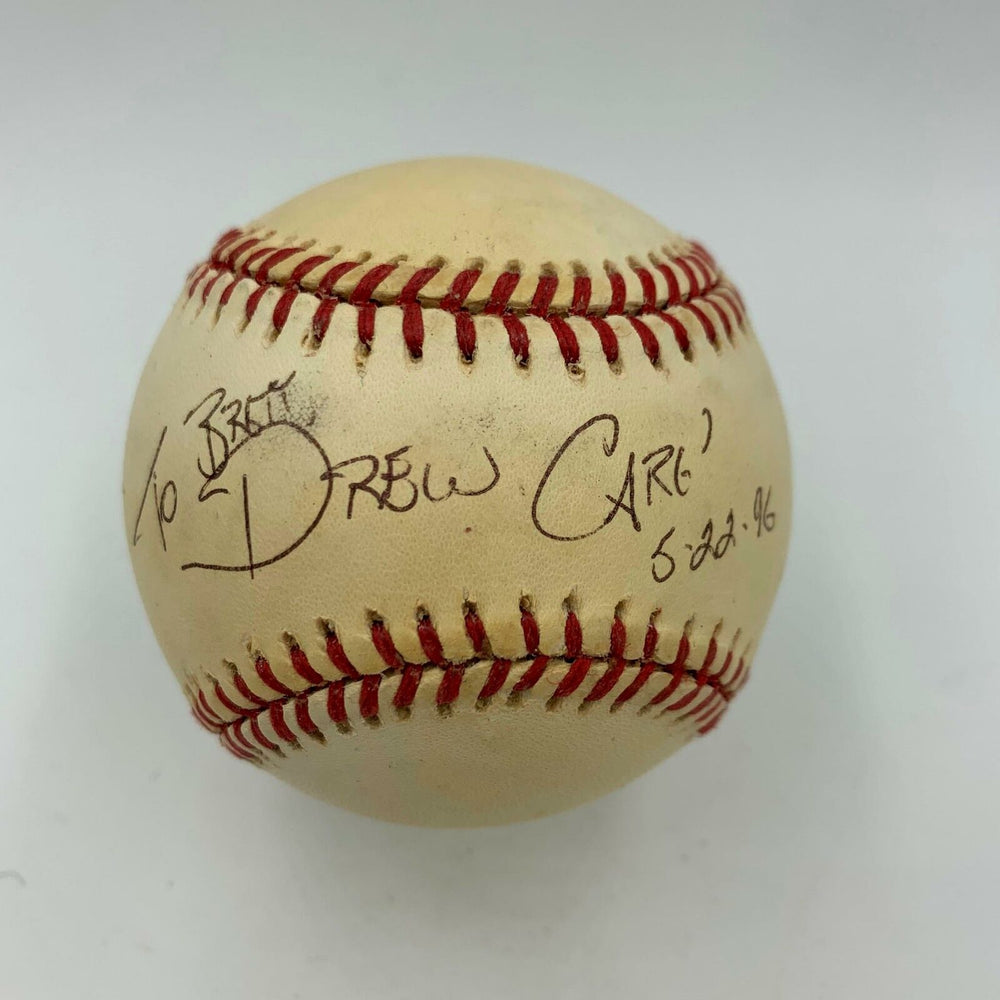Drew Carey Signed American League Baseball JSA COA Celebrity