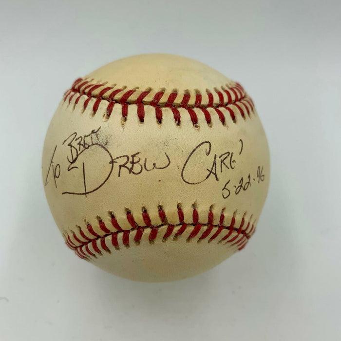 Drew Carey Signed American League Baseball JSA COA Celebrity