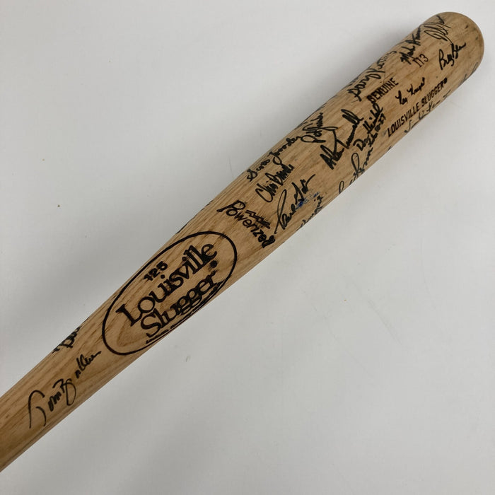 1988 Detroit Tigers Team-Signed Ray Knight Louisville Slugger Game Used Bat BAS