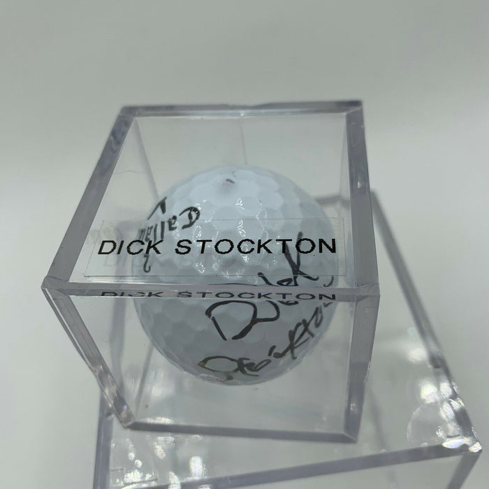 Dick Stockton Red Sox Celtics Signed Autographed Golf Ball PGA With JSA COA