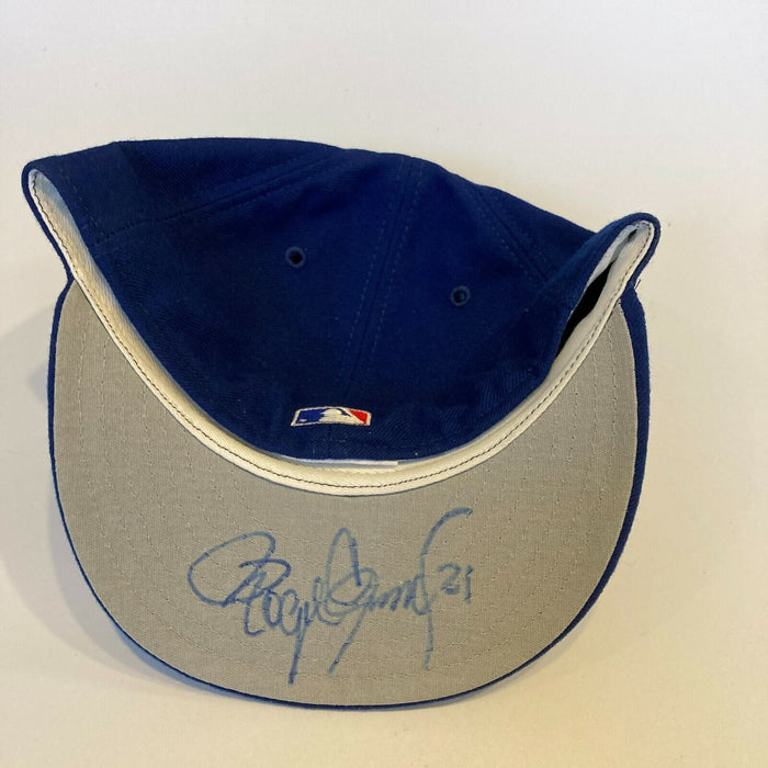Roger Clemens #21 Signed Toronto Blue Jays Game Model Baseball Hat JSA COA