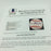 1993 Derek Jeter Pre Rookie Signed American League Baseball Beckett COA