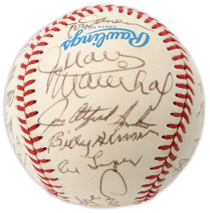 Hall Of Fame Multi Signed National League Baseball 24 Sigs PSA DNA COA