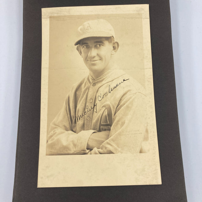 Historic 1929 Philadelphia Athletics World Series Champs Team Signed Album PSA