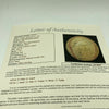 Rare 1936 Cleveland Indians Team Signed Baseball Bob Feller Rookie JSA COA