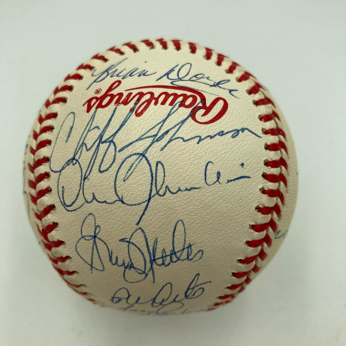 1978 New York Yankees World Series Champs Team Signed W.S. Baseball JSA COA
