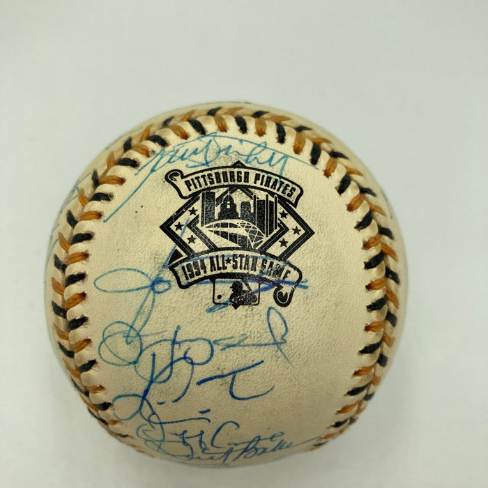 1994 All Star Game National League Team Signed Baseball Barry Bonds PSA DNA COA